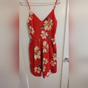 Floral mini dress